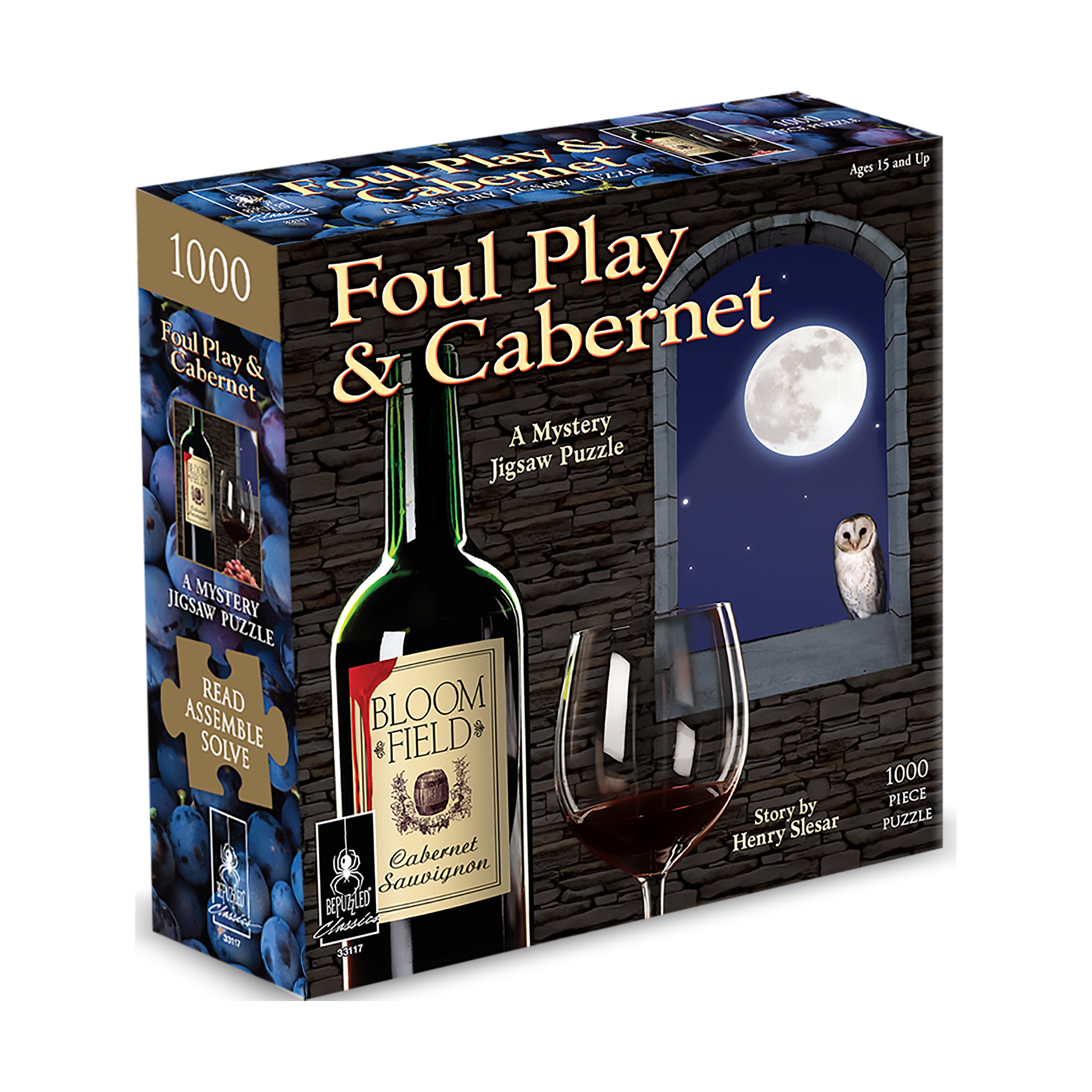 Bepuzzled : Foul Play and Cabernet - A Mystery Jigsaw Puzzle 1000pc