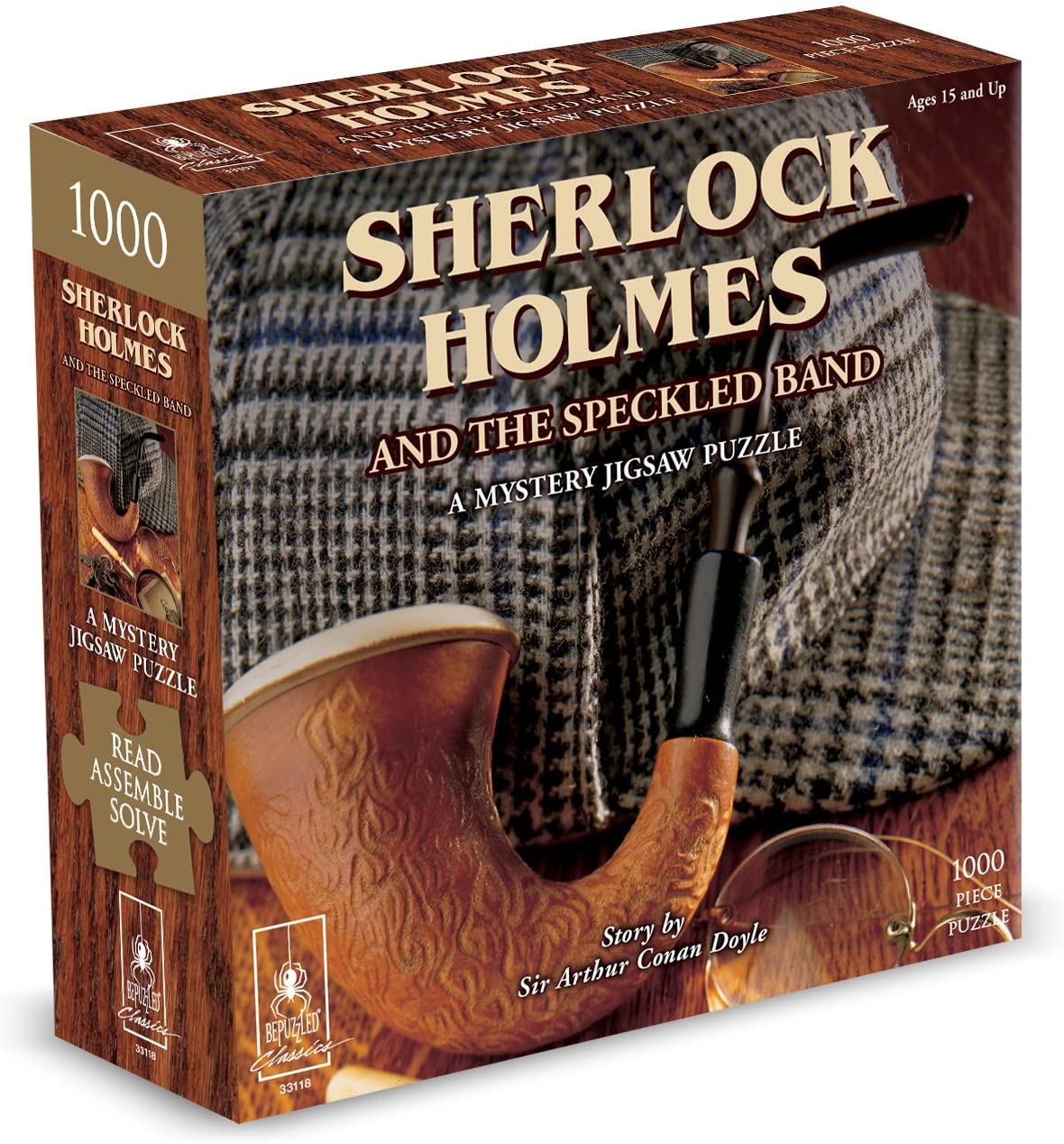 Bepuzzled : Sherlock Holmes and The Speckled Band - A Mystery Jigsaw Puzzle 1000pc