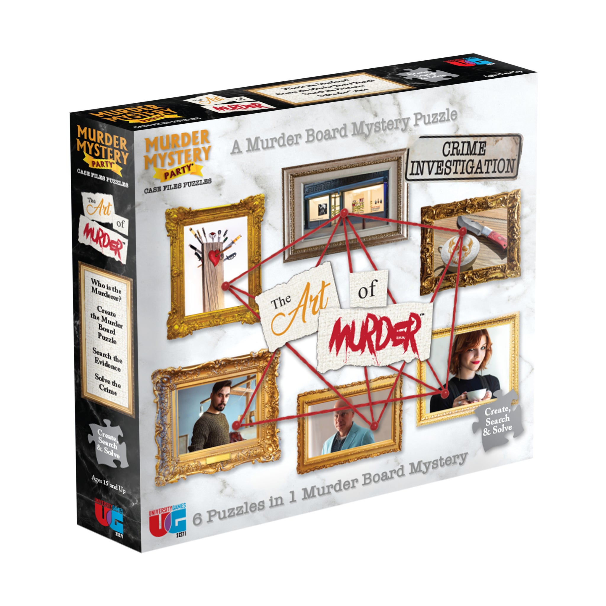 Murder Mystery Party Case File : The Art Of Murder 1000pc Puzzle