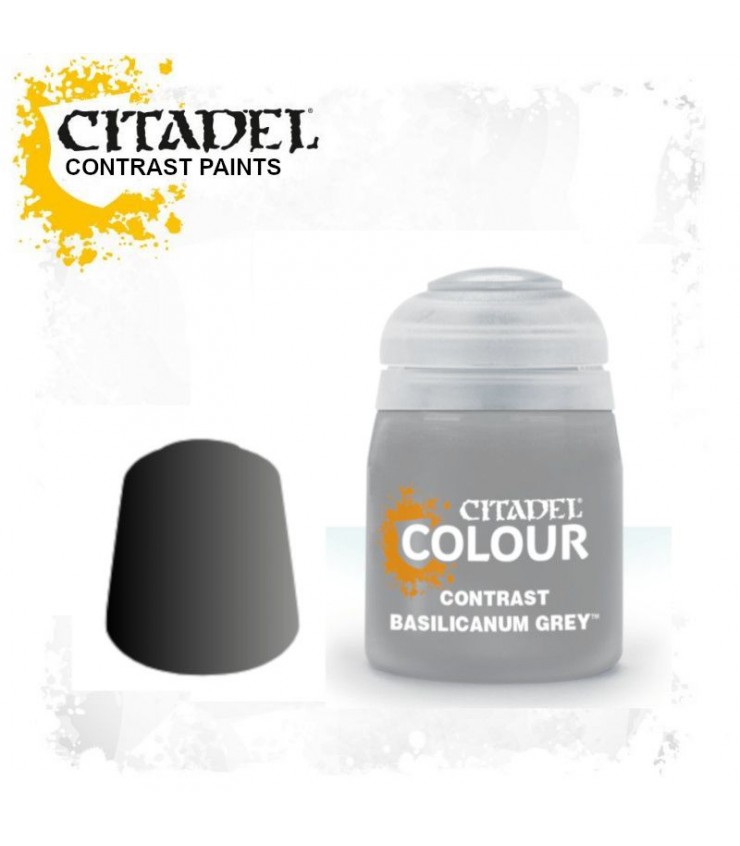 Citadel Contrast Paint : Basilicanum Grey