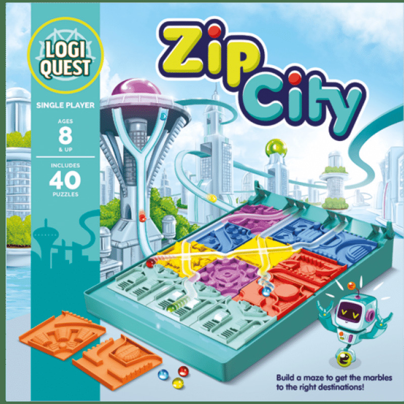 Logiquest : Zip City Logic Puzzle