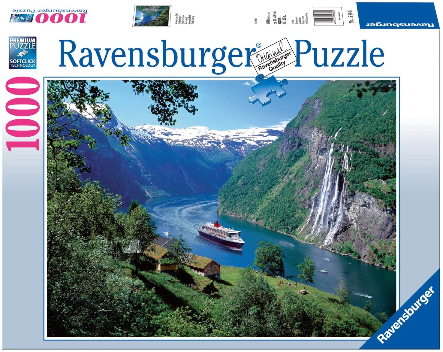 Ravensburger Jigsaw Puzzle : Norwegian Fjord 1000pc