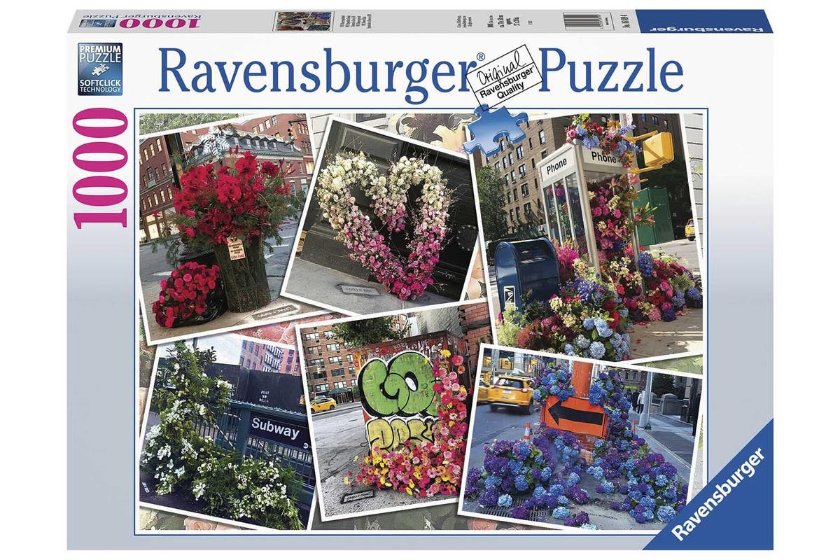 Ravensburger Jigsaw Puzzle : NYC Flower Flash Puzzle 1000pc