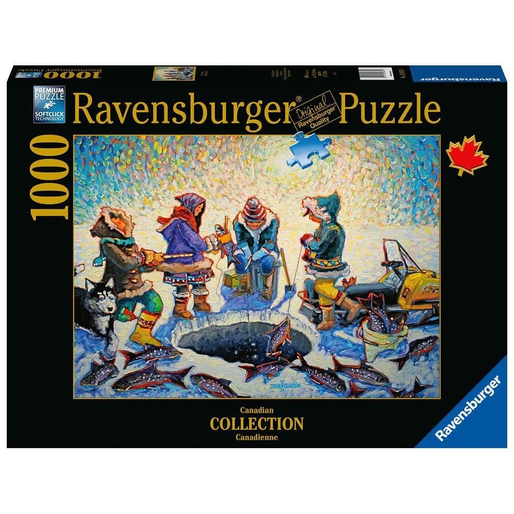 Ravensburger Jigsaw Puzzle : Ice Fishing 1000pc