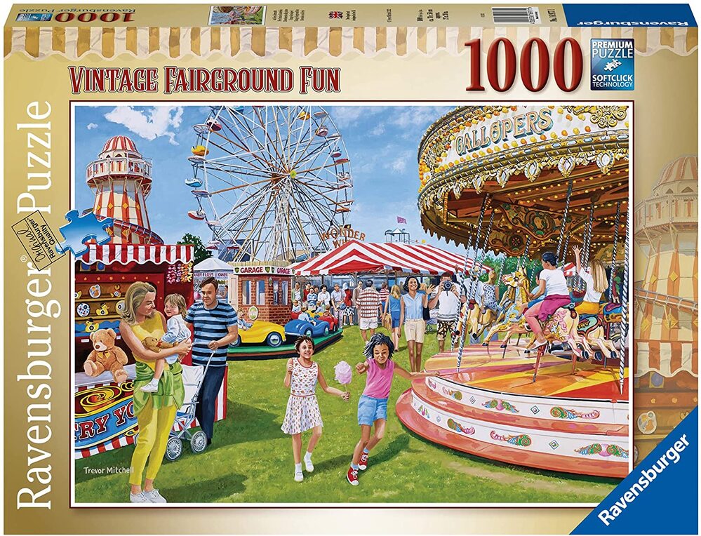 Ravensburger Jigsaw Puzzle : Vintage Fairground Fun 1000pc