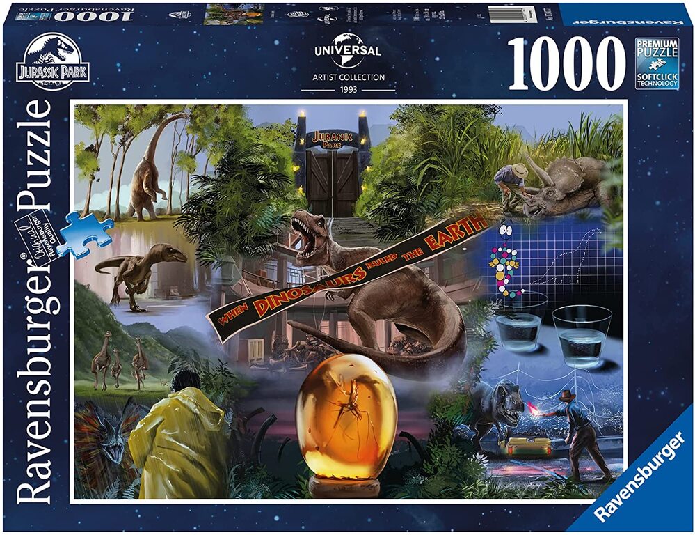 Ravensburger Jigsaw Puzzle : Jurassic Park Jigsaw 1000pc