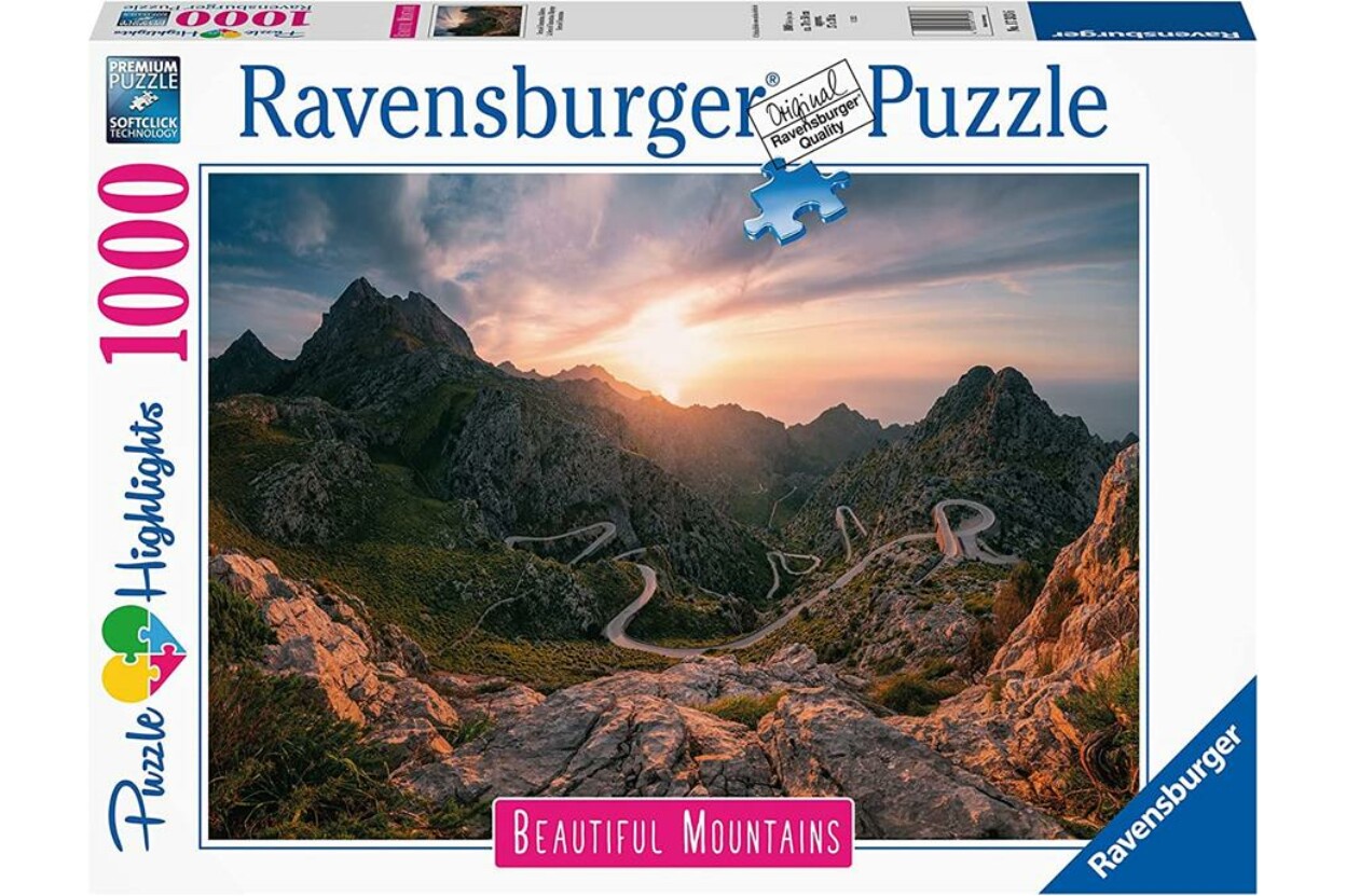 Ravensburger Jigsaw Puzzle : Beautiful Mountains - Serra de Tramuntana, Mallorca 1000pc