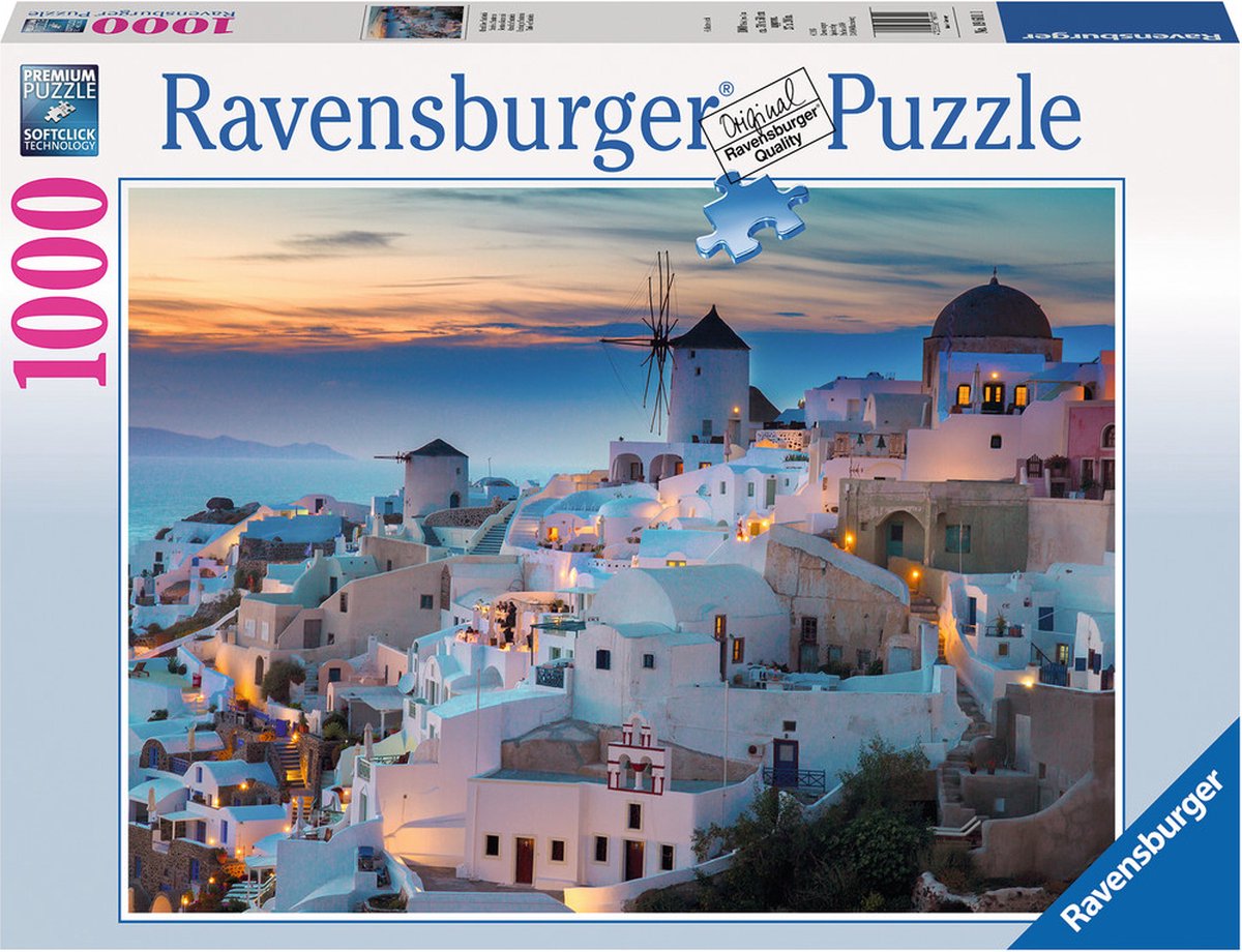 Ravensburger Jigsaw Puzzle : Evening in Santorini 1000pc