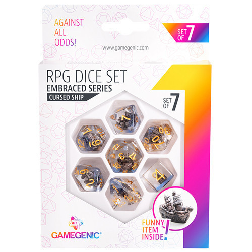 Gamegenic : Embraced Series - Cursed Ship - RPG Dice Set (7pcs)