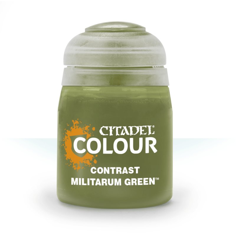 Citadel Contrast Paint : Militarum Green