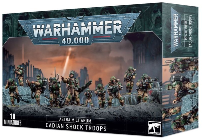 Warhammer 40,000 : Astra Militarum - Cadian Shock Troops