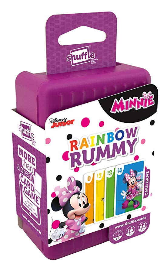 Disney Minnie Mouse Rainbow Rummy Card Game