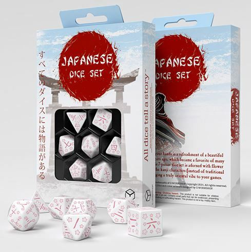 Japanese Dice Set : Cherry Blossoms Petals