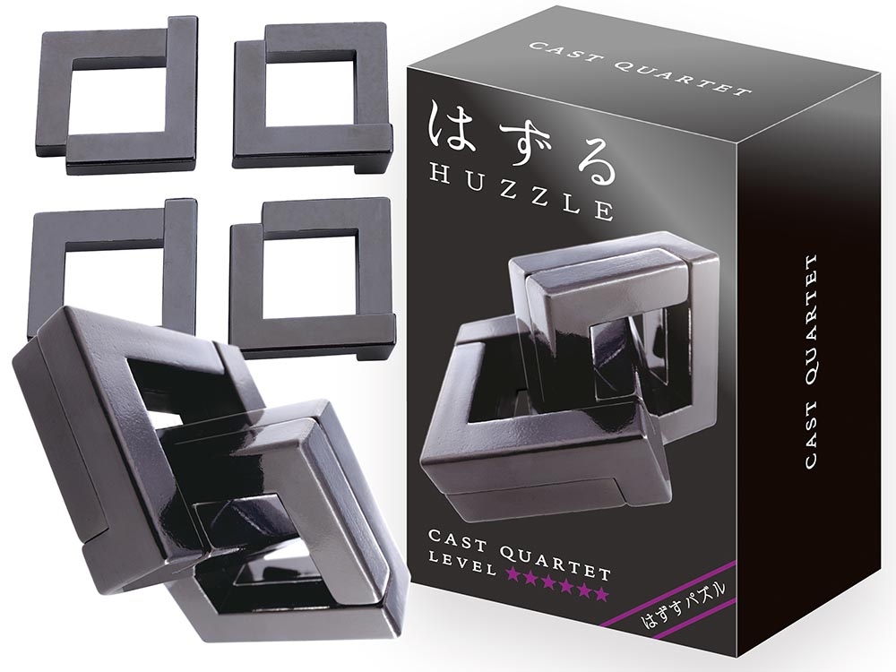 Hanayama Cast Puzzle : Level 6 - Cast Quartet