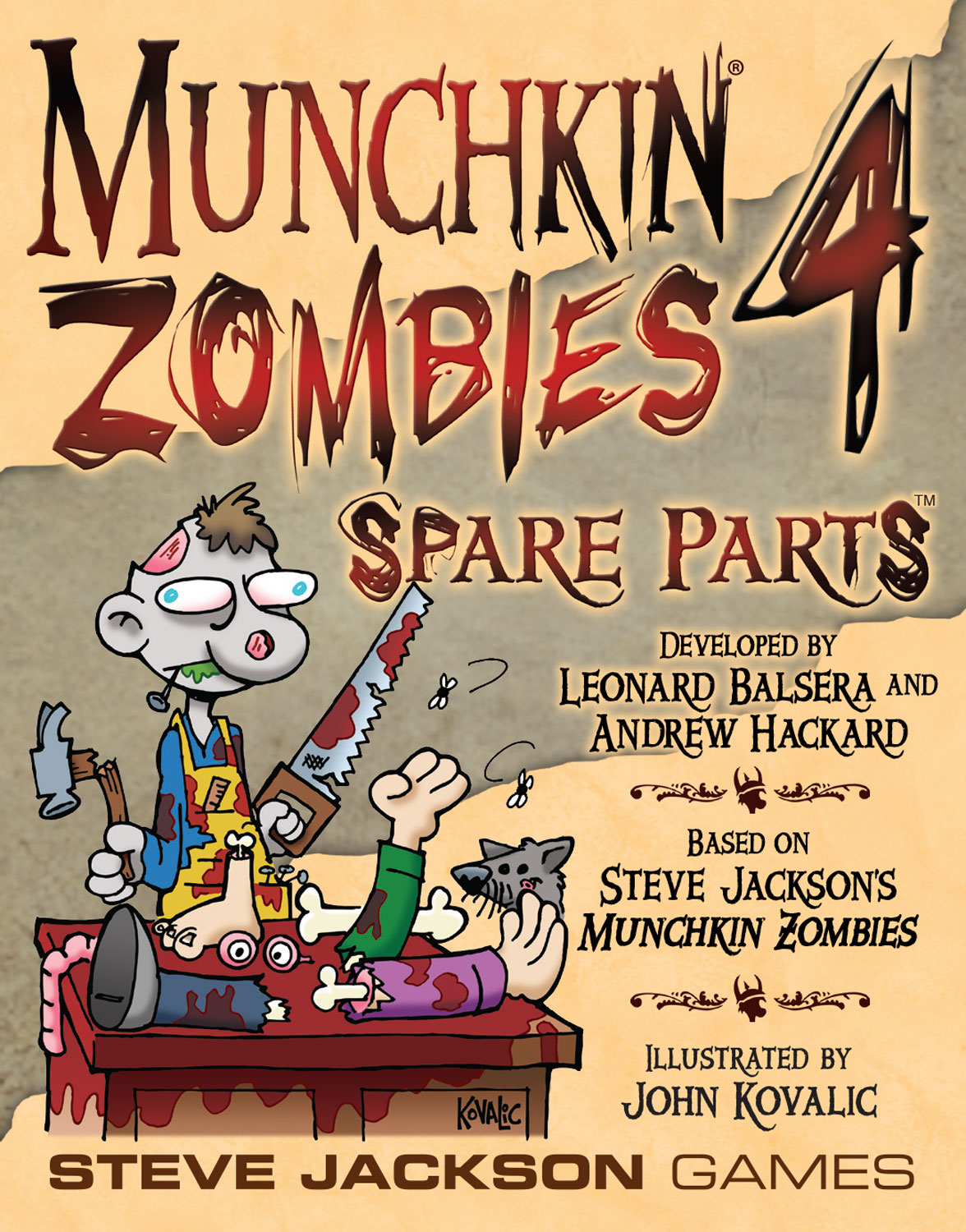 Munchkin : Zombies - 4 Spare Parts Expansion