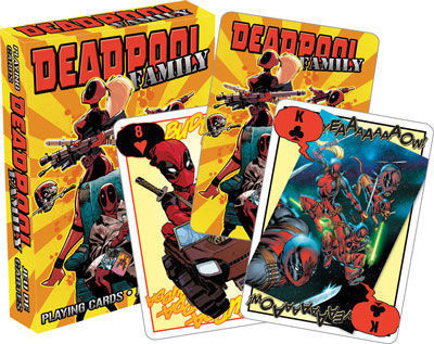 Deadpool Family Playing Cards