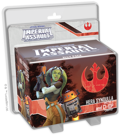 Star Wars : Imperial Assault - Hera Syndulla and C1-10P Ally Pack