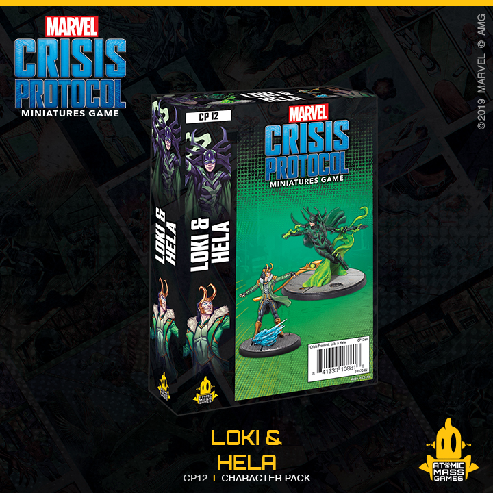 Marvel Crisis Protocol : Loki and Hela Character Pack