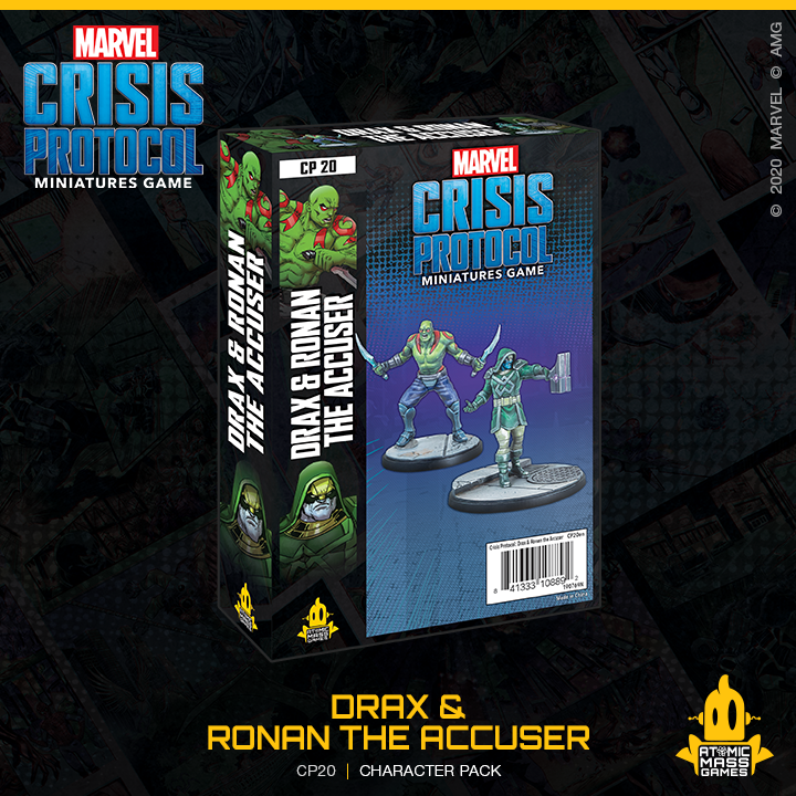 Marvel Crisis Protocol : Drax and Ronan the Accuser Character Pack