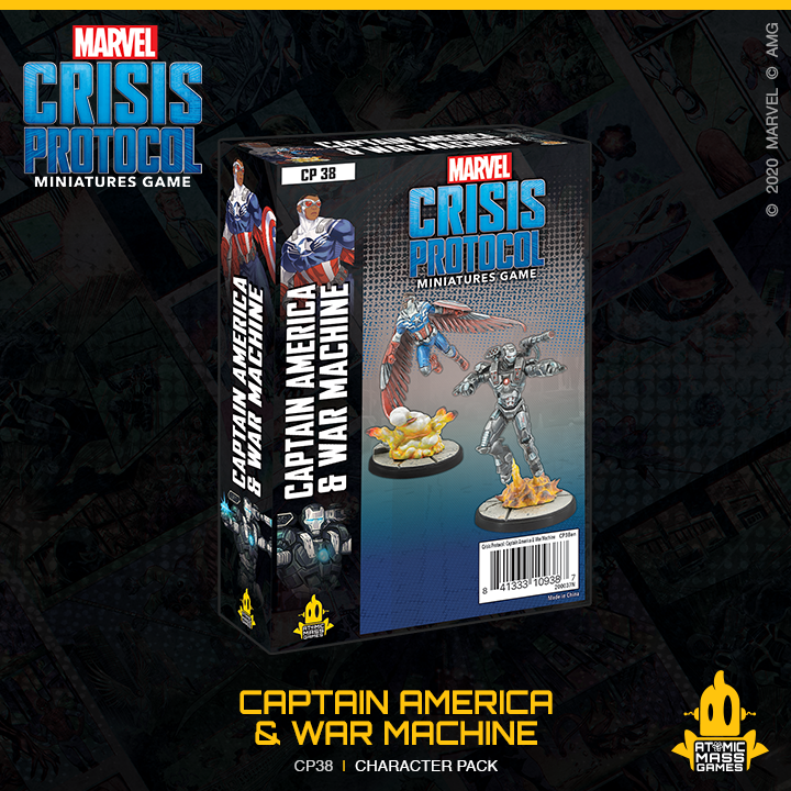 Marvel Crisis Protocol : Captain America and War Machine Character Pack