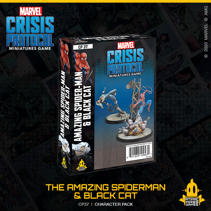 Marvel Crisis Protocol : Amazing Spider-Man and Black Cat Character Pack