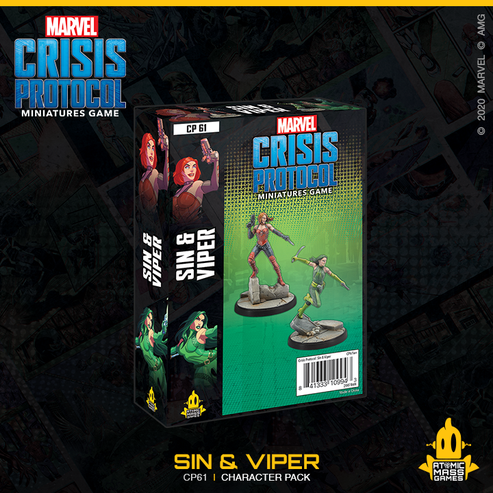 Marvel Crisis Protocol : Sin and Viper Character Pack