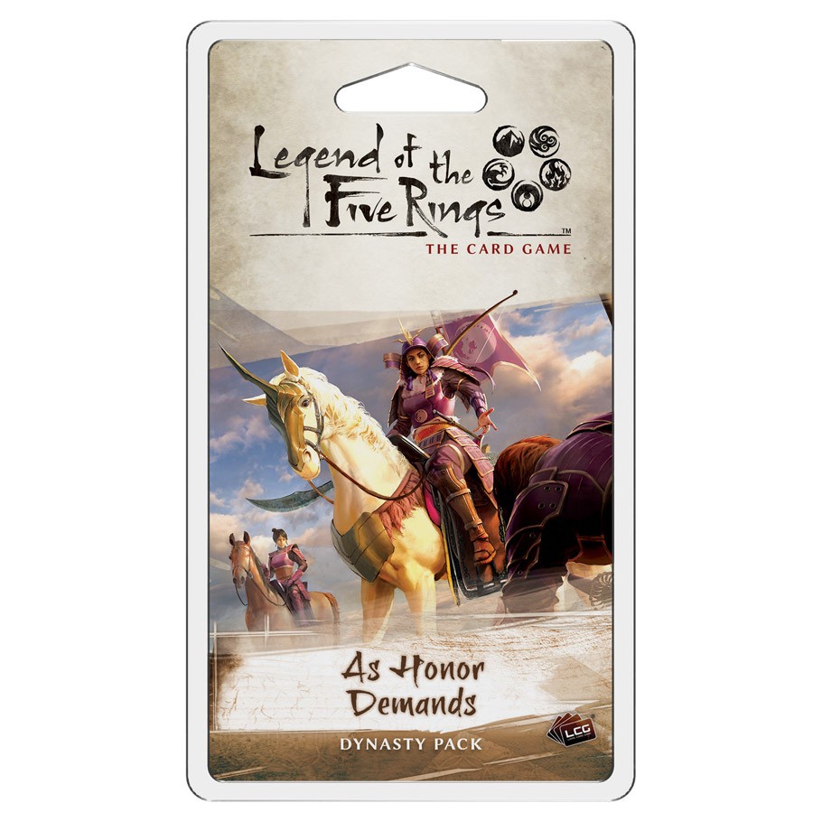 Legend of the Five Rings : The Card Game - As Honor Demands Dynasty Pack