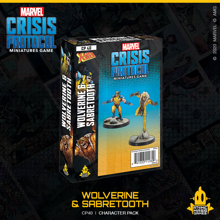 Marvel Crisis Protocol : Wolverine and Sabretooth Character Pack