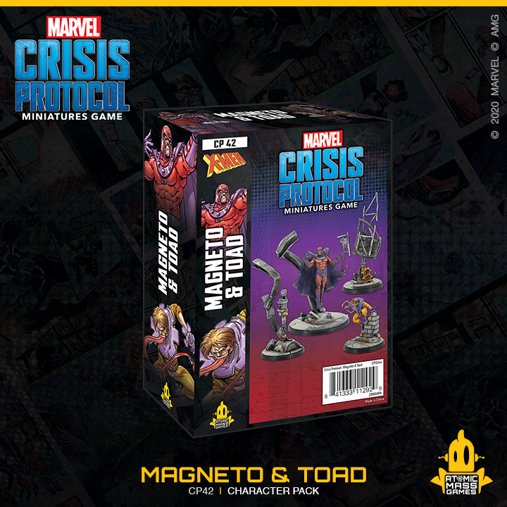 Marvel Crisis Protocol : Magneto and Toad Character Pack