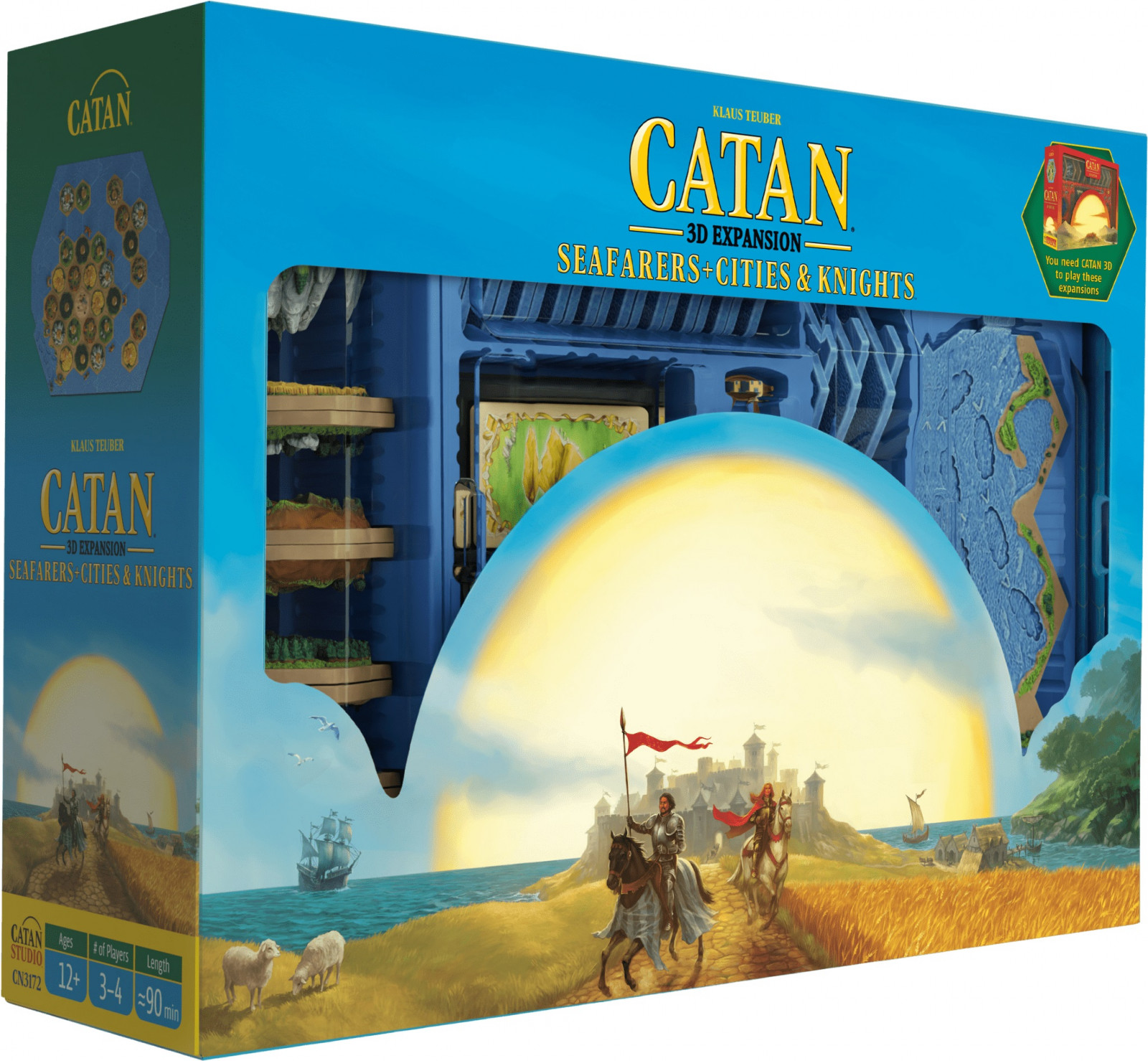 Catan : 3D Edition - Seafarers and Cities and Knights Expansion