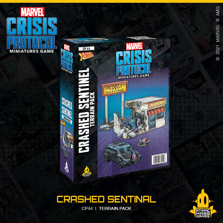 Marvel Crisis Protocol : Crashed Sentinel Terrain Pack