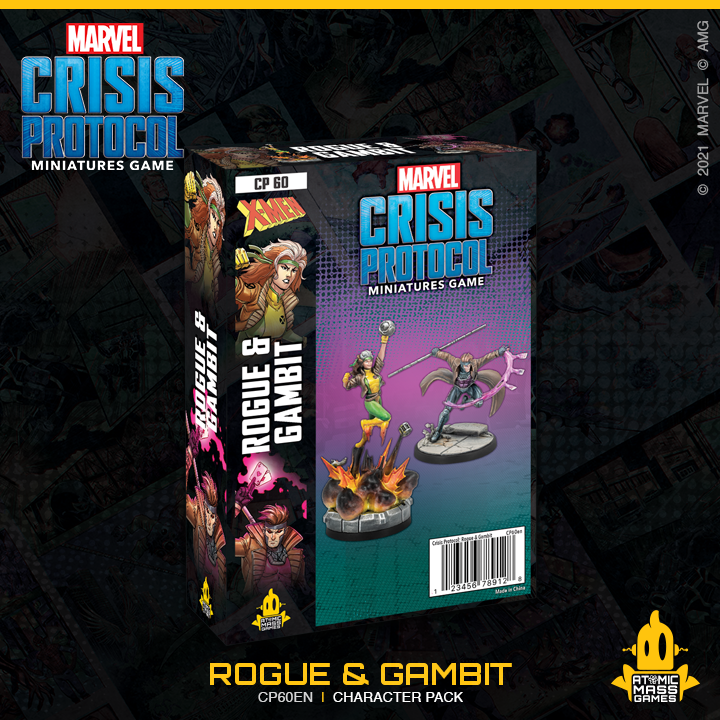 Marvel Crisis Protocol : Rogue and Gambit Character Pack