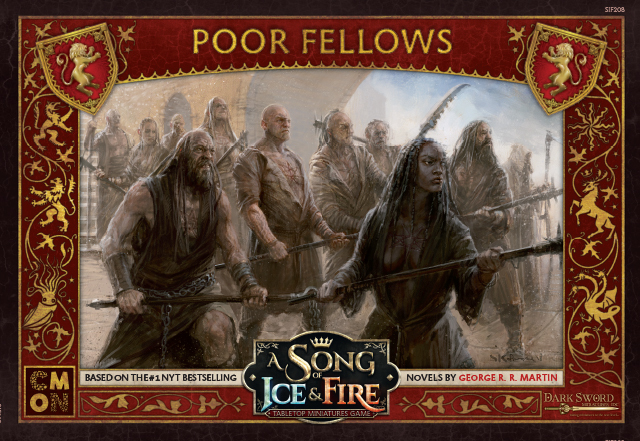 A Song of Ice and Fire : Tabletop Miniatures Game - Lannister Poor Fellows