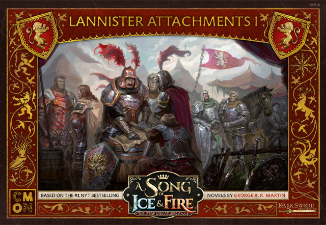 A Song of Ice and Fire : Tabletop Miniatures Game - Lannister Attachments #1