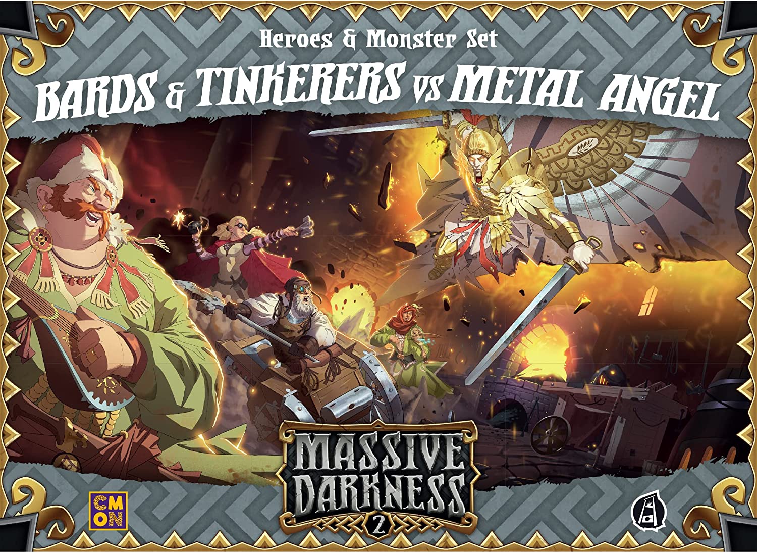 Massive Darkness 2 : Bards and Tinkerers vs Metal Angel Expansion