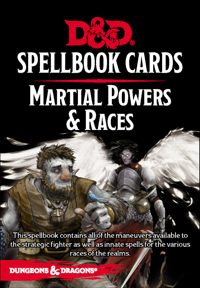 Dungeons and Dragons : Spellbook Cards - Martial Powers and Races