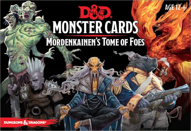 Dungeons and Dragons : Spellbook Cards - Monster Cards Mordenkainens Tome of Foes