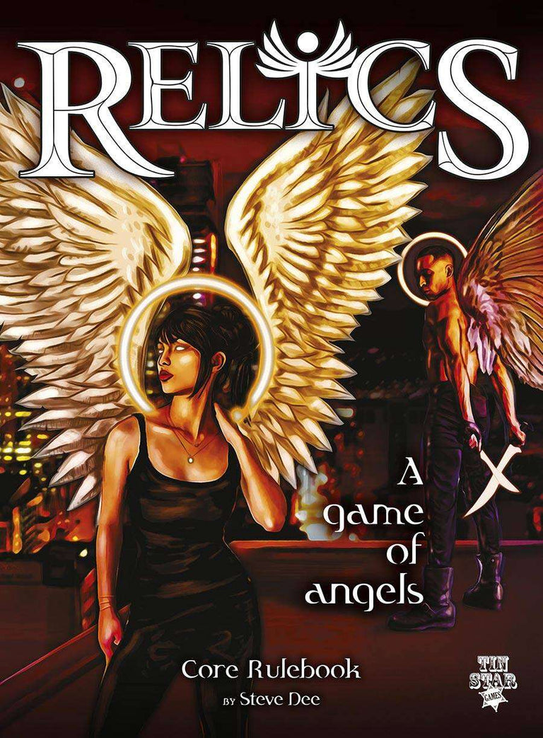 Relics: A Game of Angels Hardcover with Tarot Deck