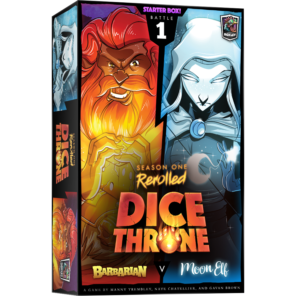 Dice Throne : Season 1 Rerolled - Barbarian vs Moon Elf Box 1