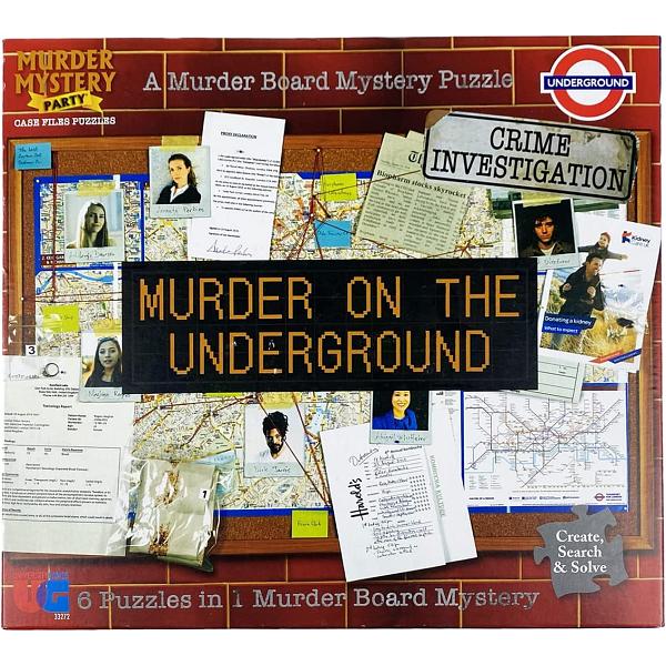 Murder Mystery Party Case File : Murder on the Underground 1000pc Puzzle