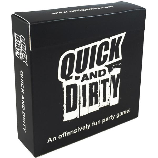 Quick and Dirty an Offensively Fun Party Game Black Edition