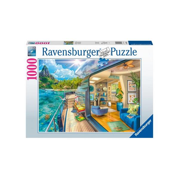 Ravensburger Jigsaw Puzzle : Tropical Island Charter 1000pc