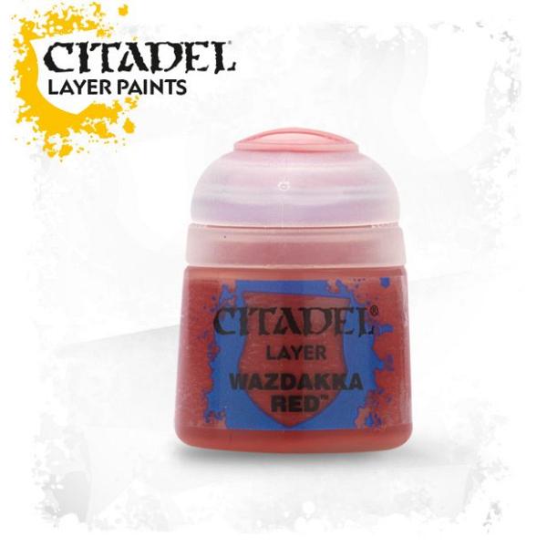 Citadel Layer Paint : Wazdakka Red