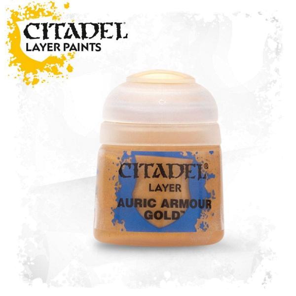 Citadel Layer Paint : Auric Armour Gold