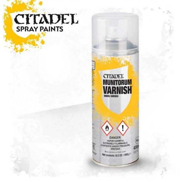 Citadel Spray Paint : Munitorum Varnish 400ML