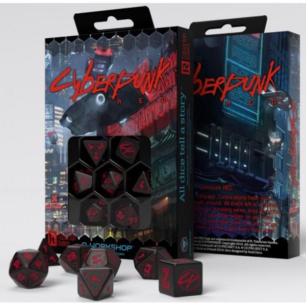 Cyberpunk : Role Playing Game - Dice Set (Set of 7)