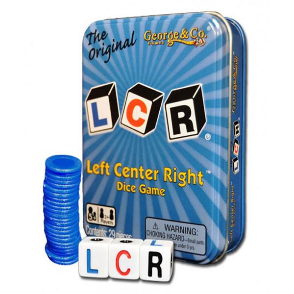 LCR - Left Center Right Blue Tin