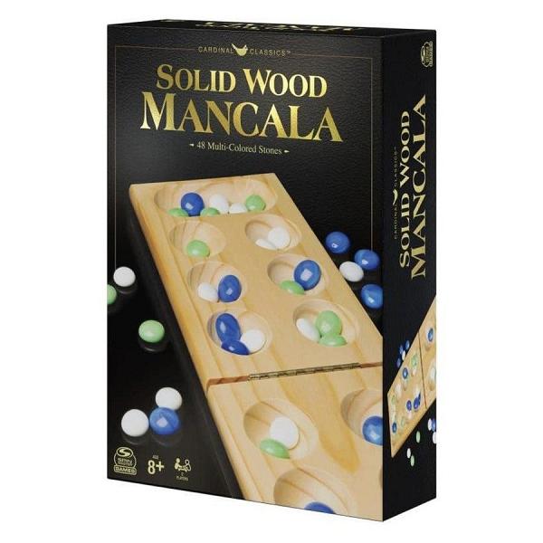 Mancala - Wood with Glass Beads