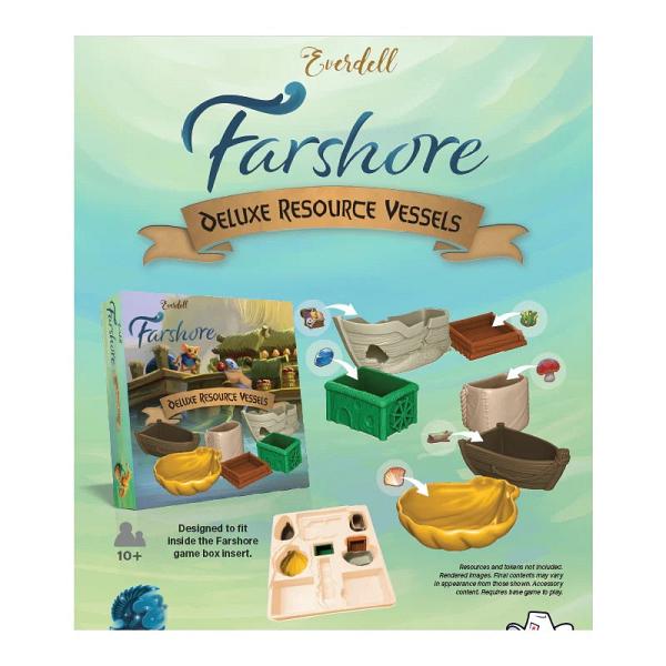Everdell : Farshore - Deluxe Resource Vessels