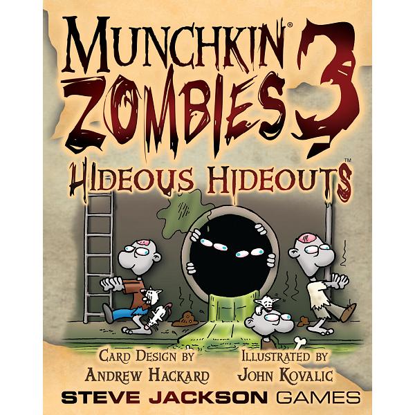 Munchkin : Zombies - 3 Hideous Hideouts Expansion